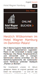 Mobile Screenshot of hotel-wagner-hamburg.de